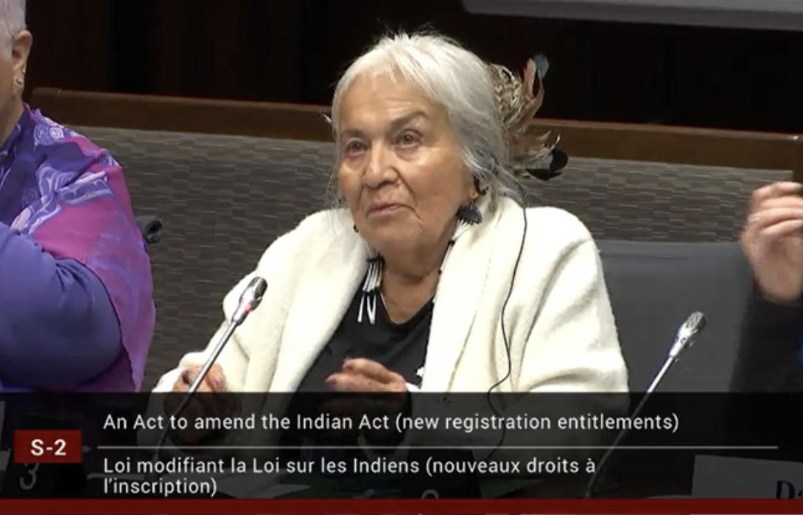 E-niigaanwiidood E’Dbendaagzijig Corbiere Lavell advocates sovereign right to decide citizenship and One-Parent Rule